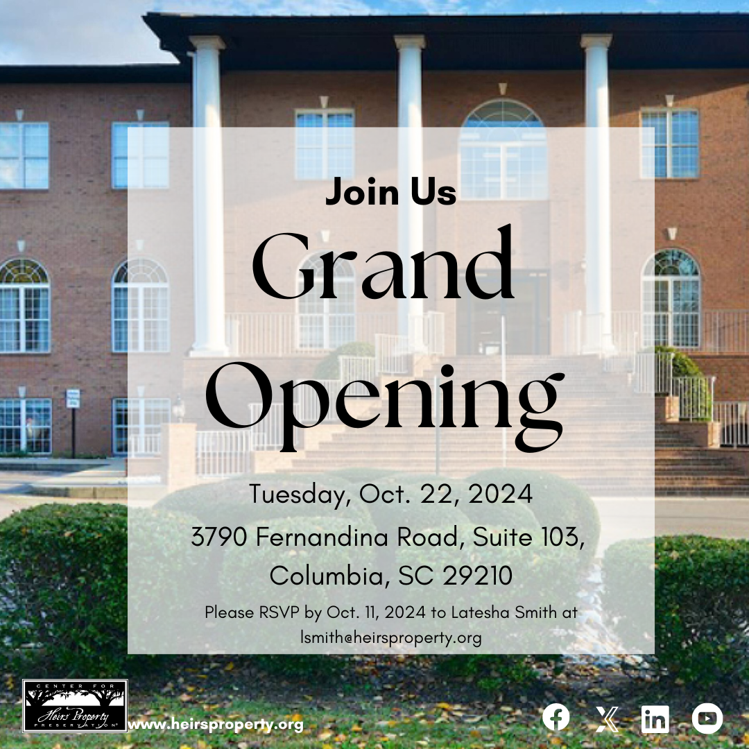 Center For Heirs Property - Columbia Office Grand Opening